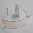 Blauer Chalcedon Boot Sterlingsilber Halskette