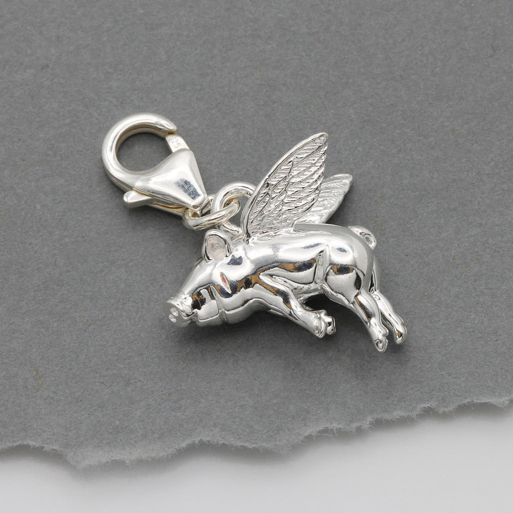 Pigs Might Fly Silver Charm