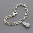 Pineapple Silver Charm