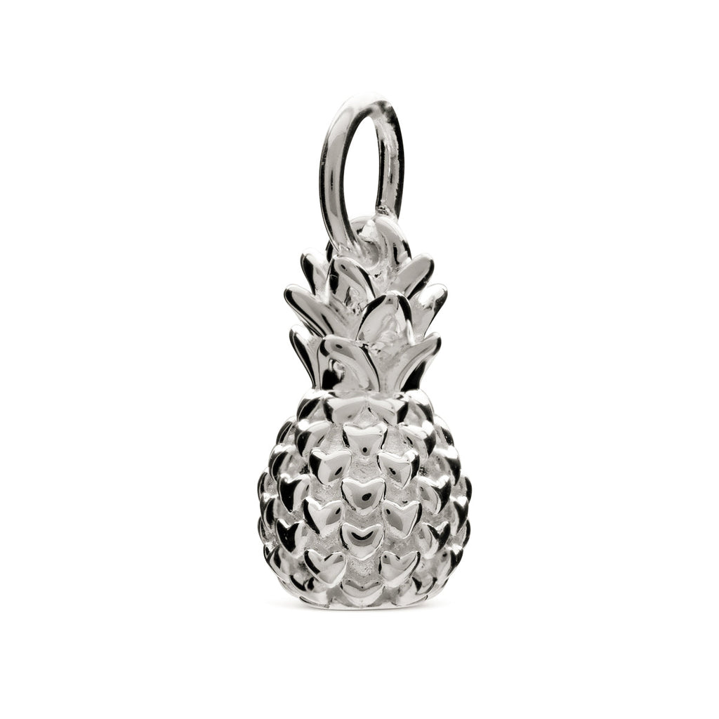 Pineapple Silver Charm