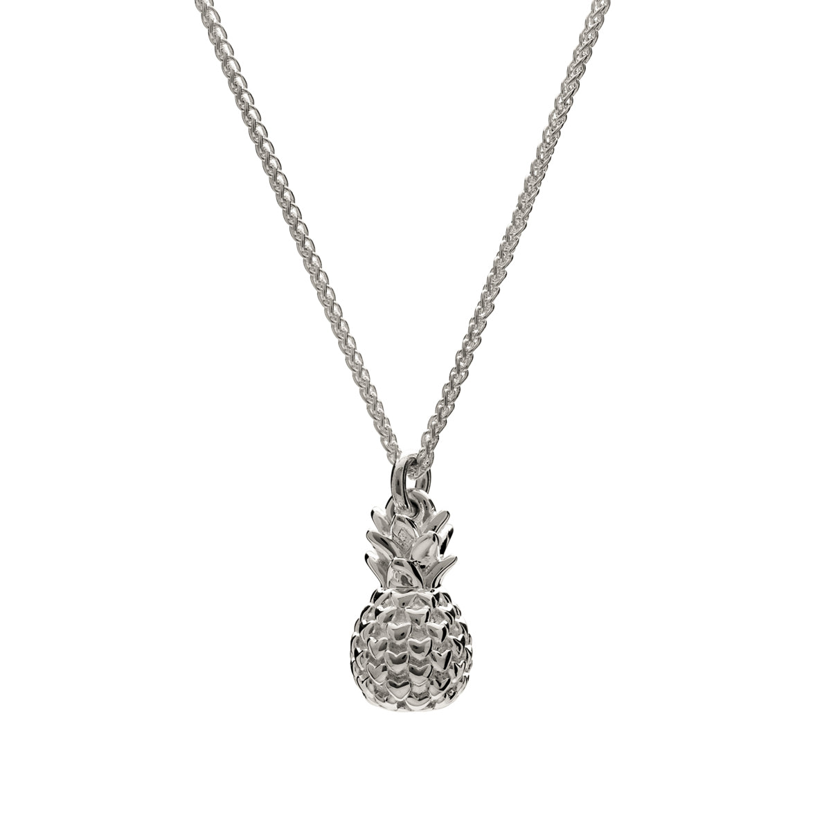 Pineapple Silver Charm