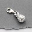 Pineapple Silver Charm