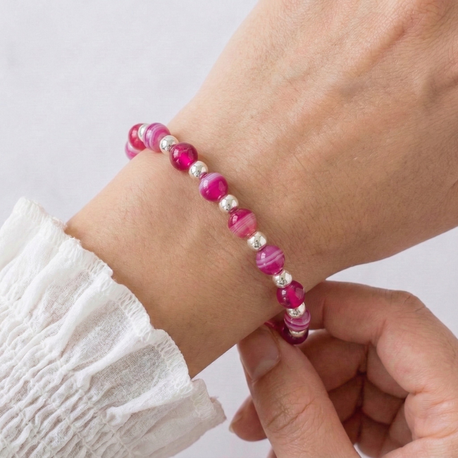 Pink Stone Bracelet