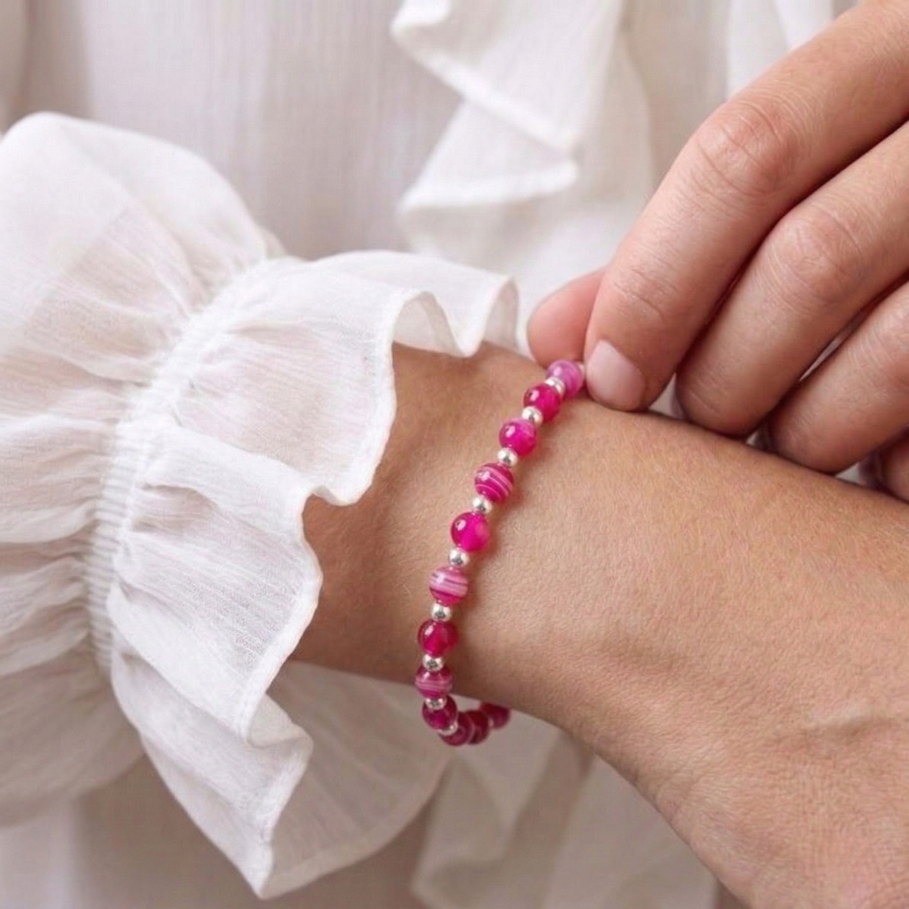 Pink Stone Bracelet