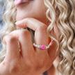 Pink Stone Ring