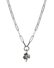 Cadena con trébol de la suerte
