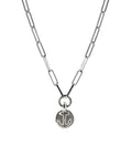 Anchor disc Trace chain Necklace