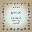 Pomsky Personalised Silver Dog Tag Necklace