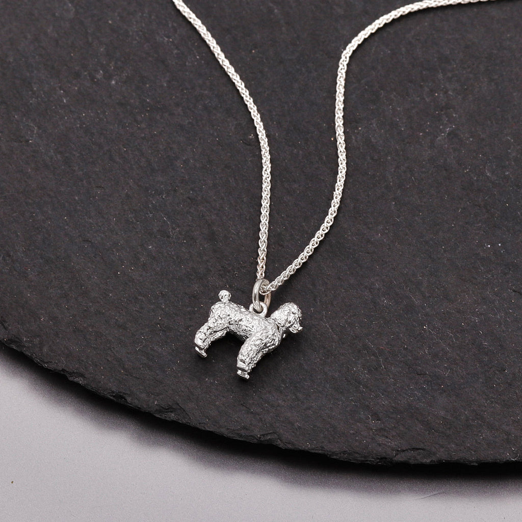 Poodle Silver Dog Charm