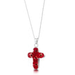 Poppy Cross Pendant Necklace