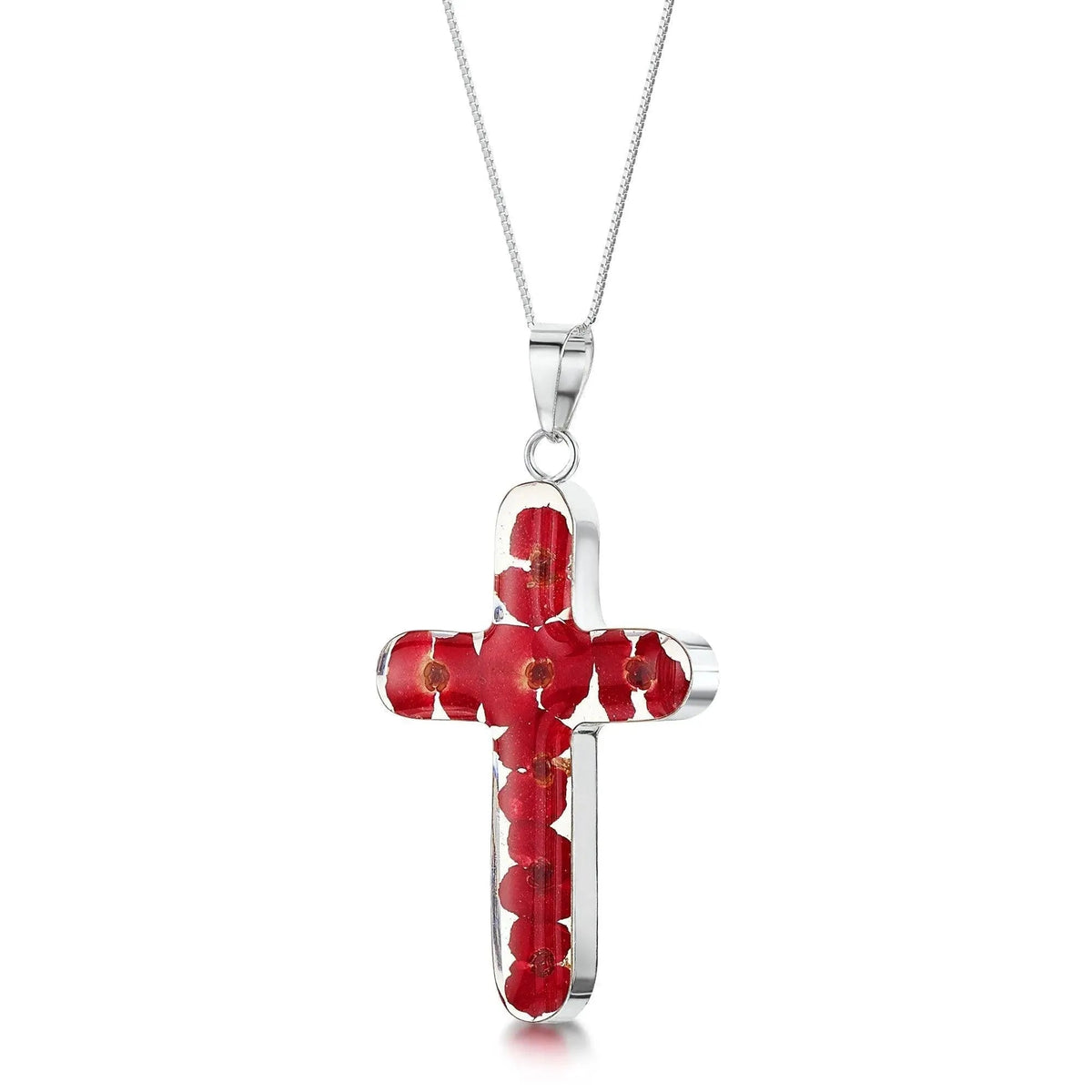 Poppy Cross Large Pendant Necklace
