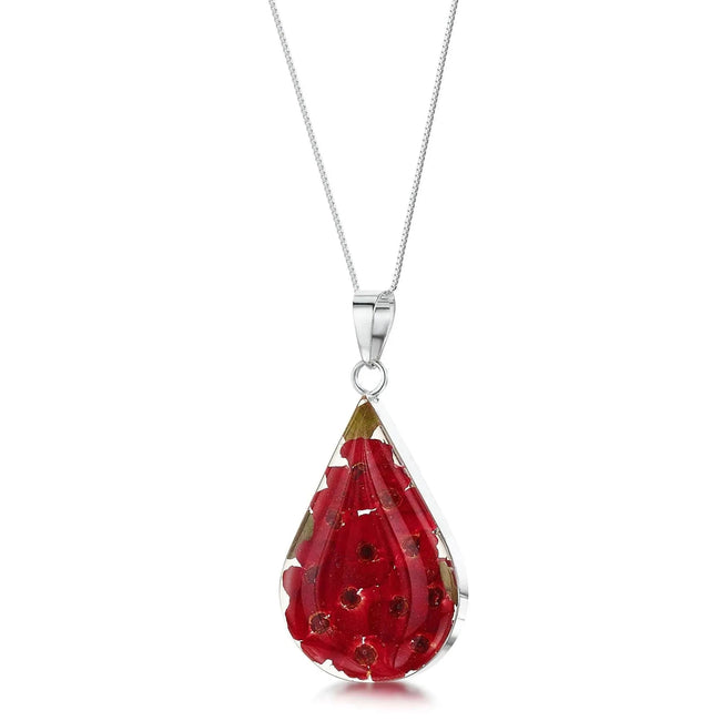 Poppy Teardrop Large Pendant Necklace