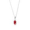 Poppy Teardrop Pendant Necklace