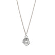 Poppy Flower Personalised Silver Charm