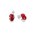 Poppy Earrings Oval Stud