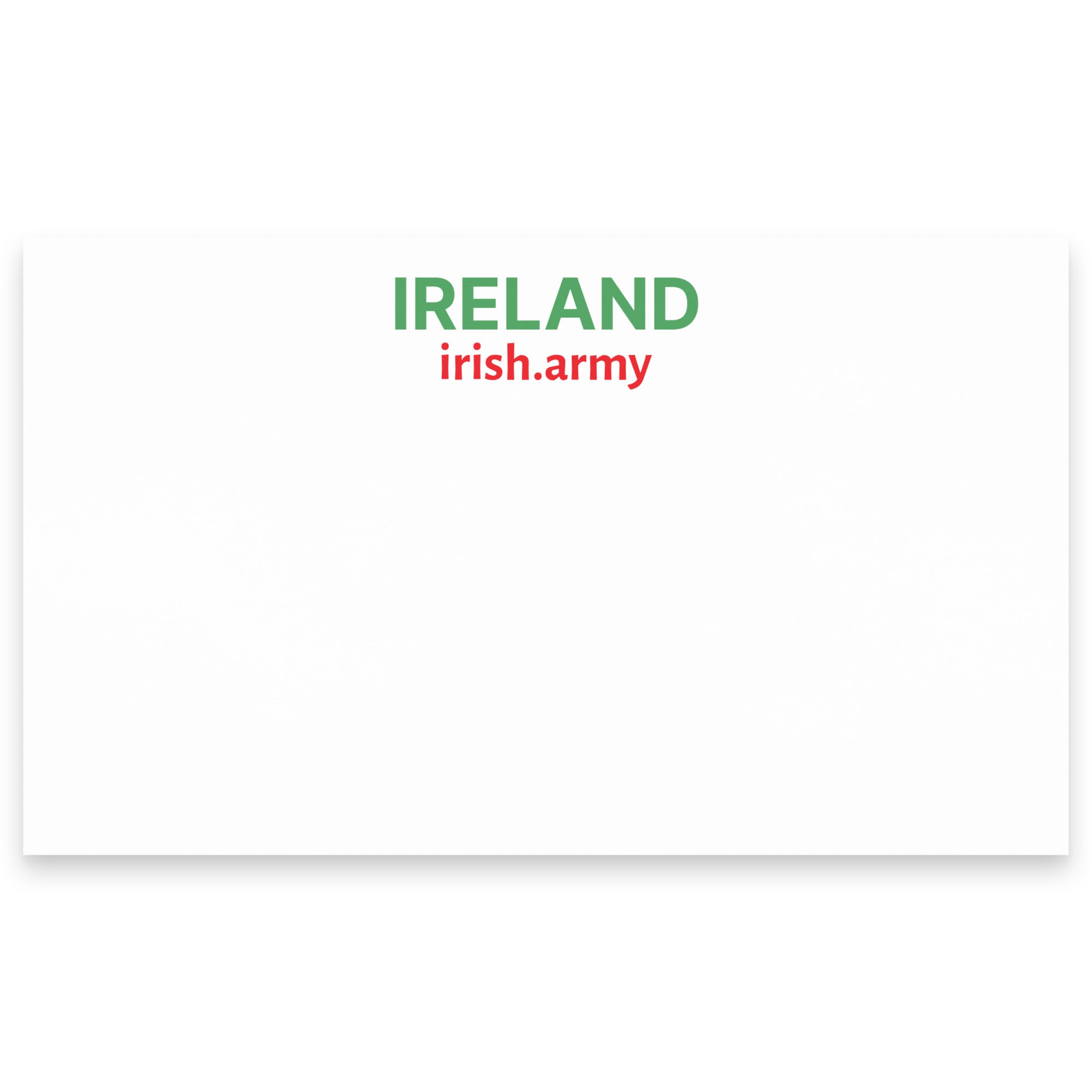 IRELAND - Note Pad