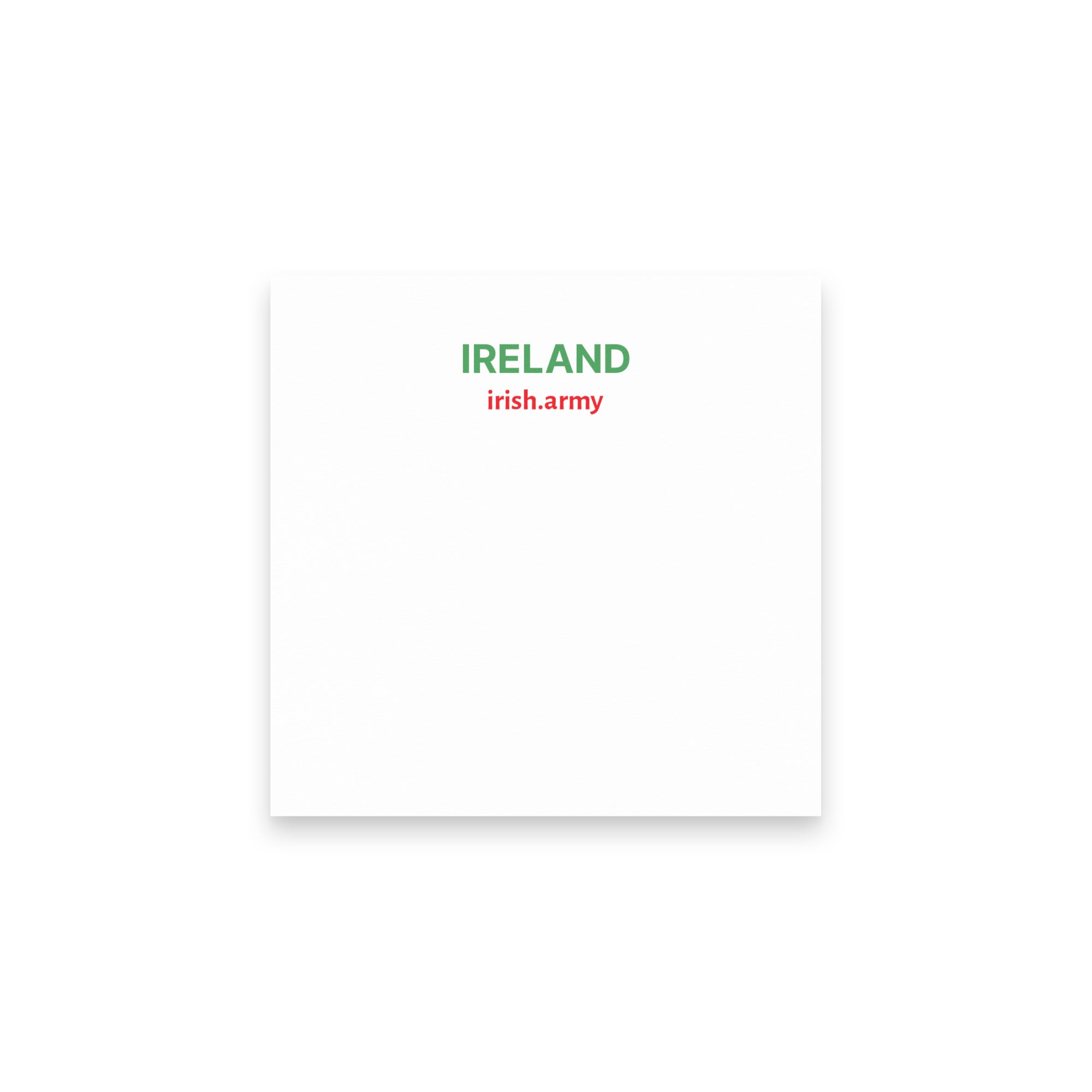 IRELAND - Note Pad