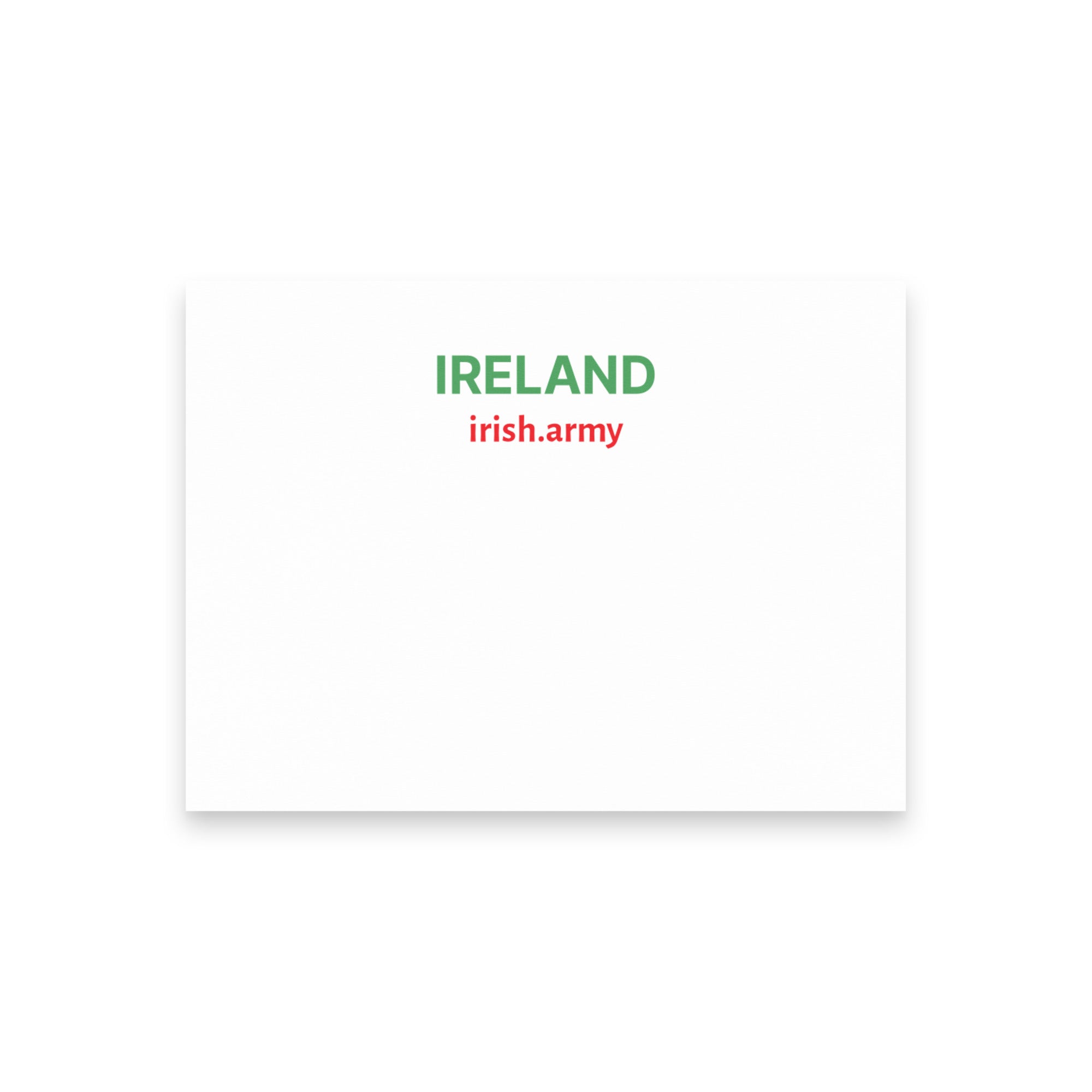 IRELAND - Note Pad