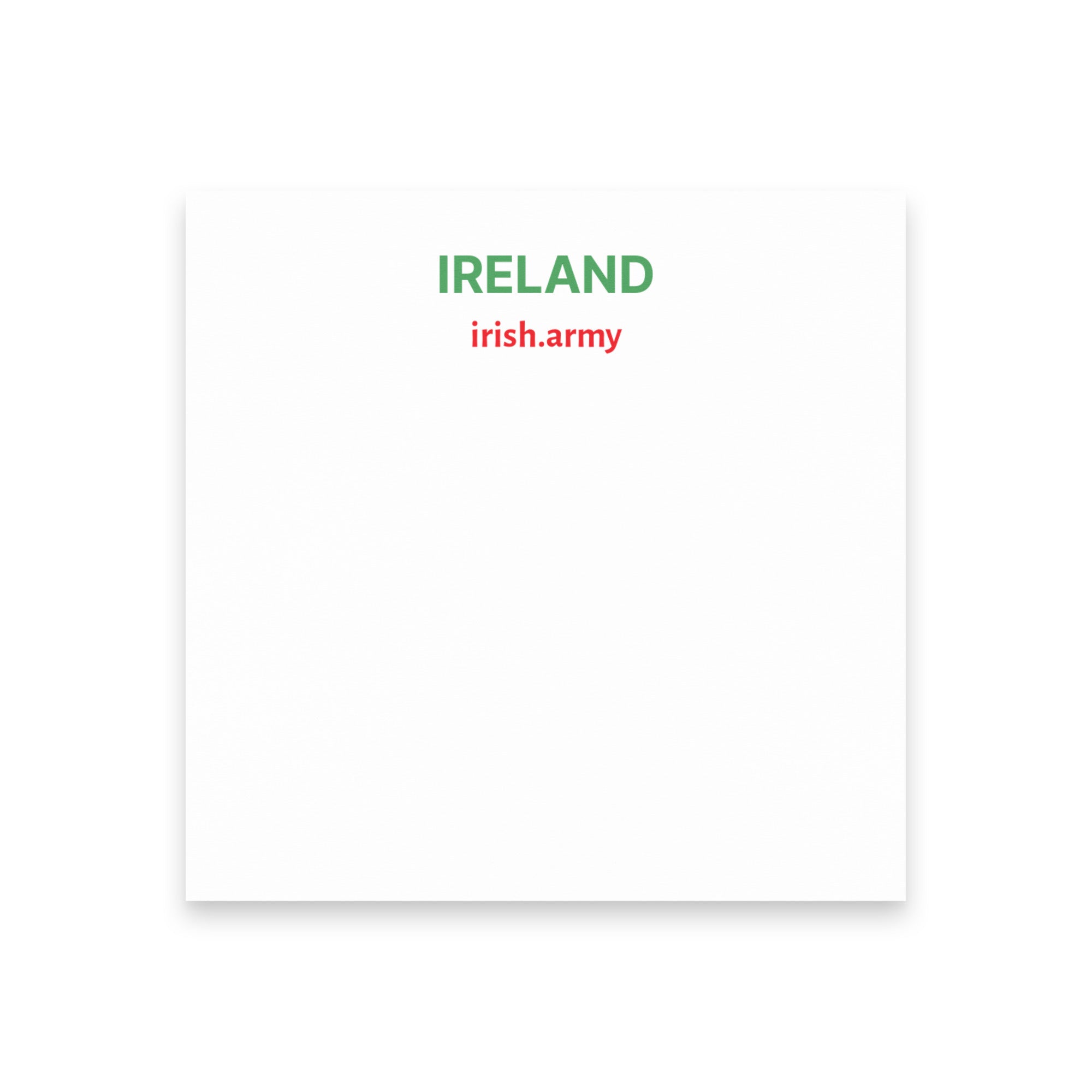 IRELAND - Note Pad