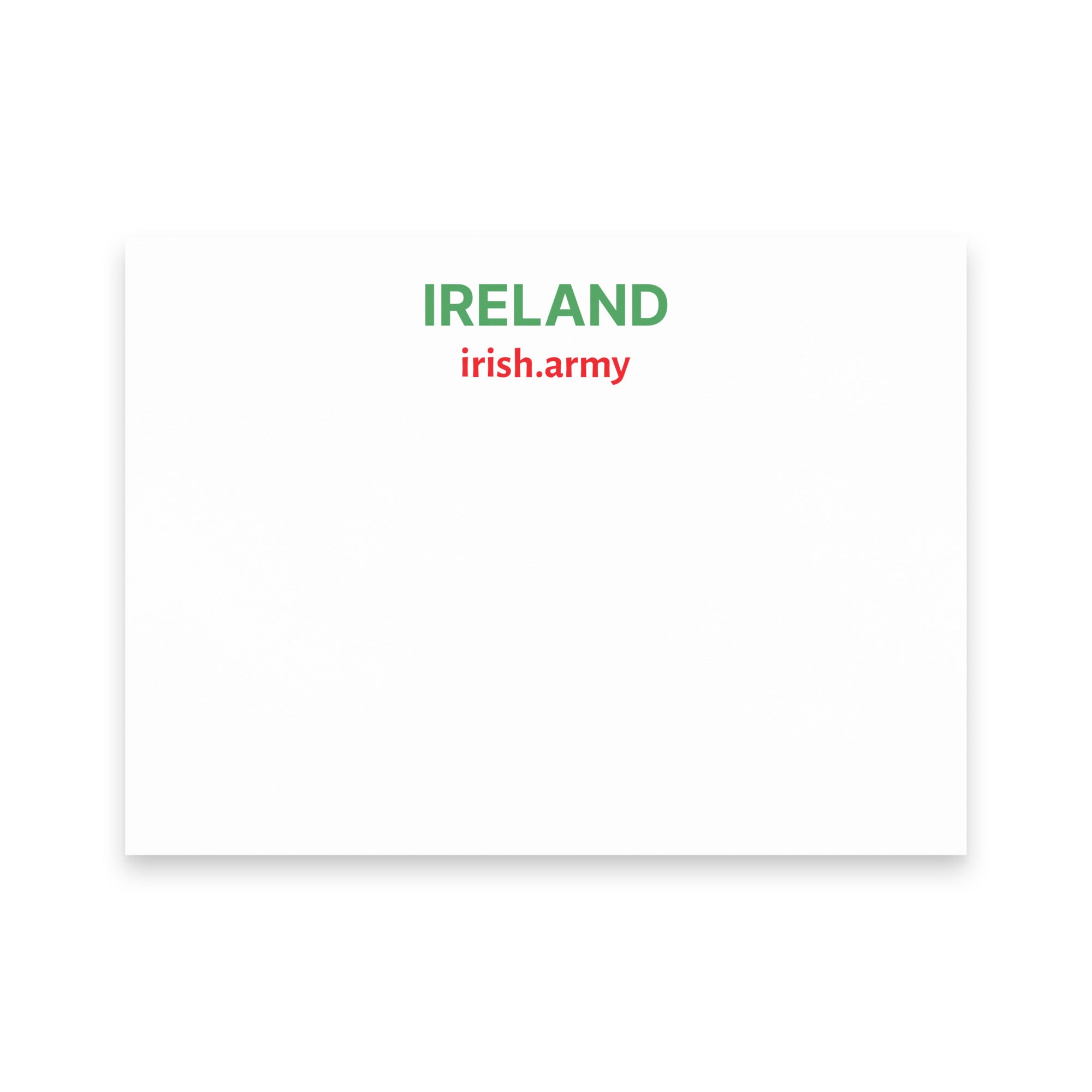 IRELAND - Note Pad