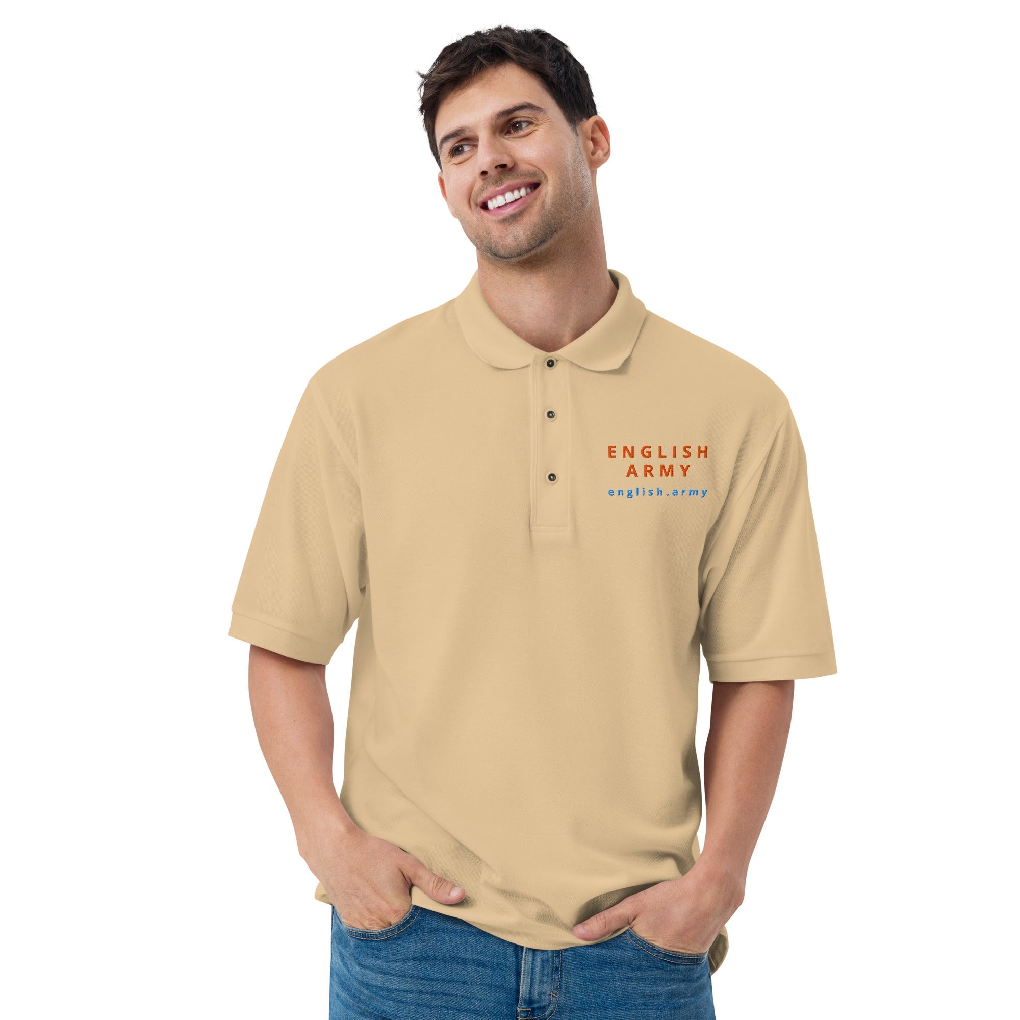 ENGLISH ARMY - Men's Premium Polo