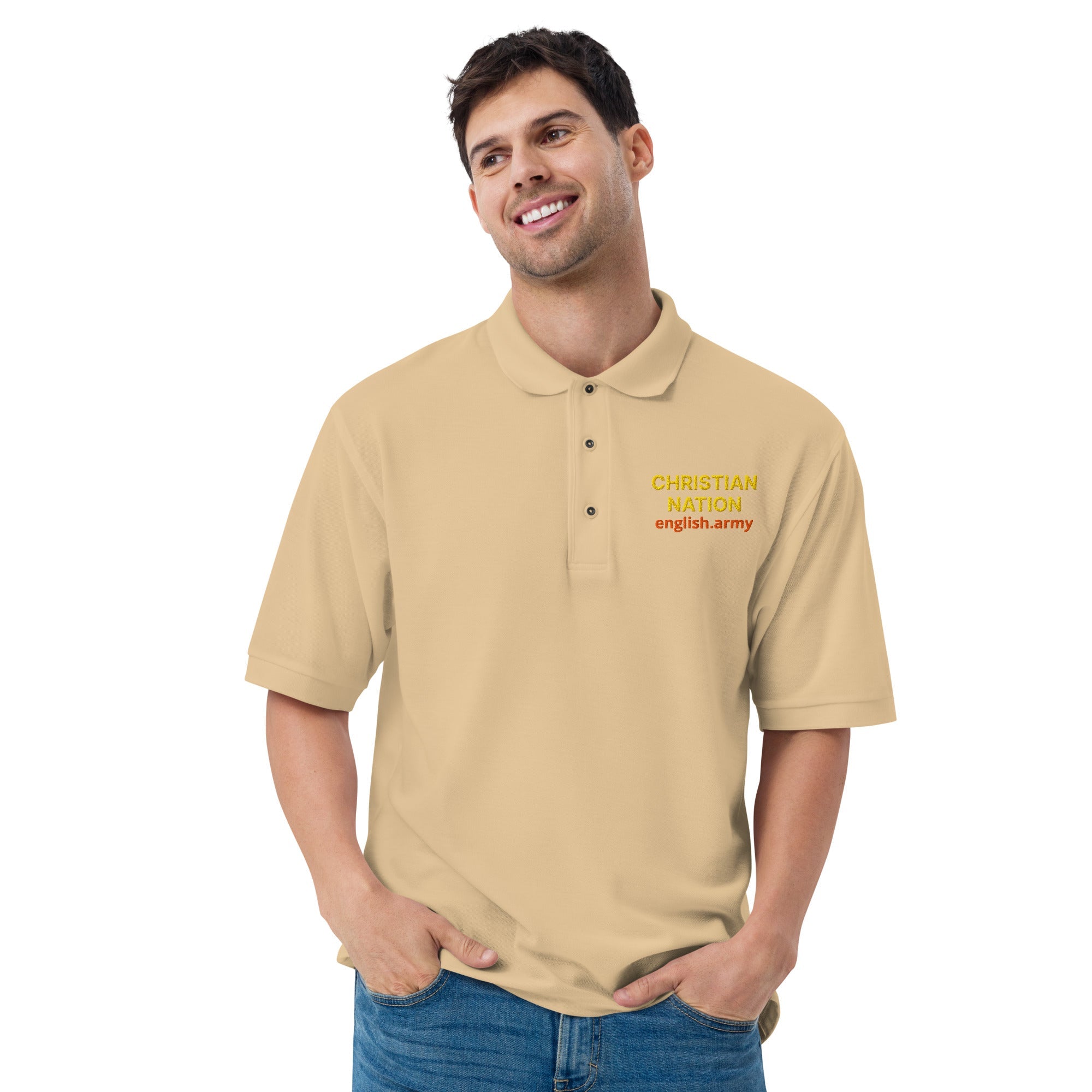 Christian Nation - Men's Premium Polo