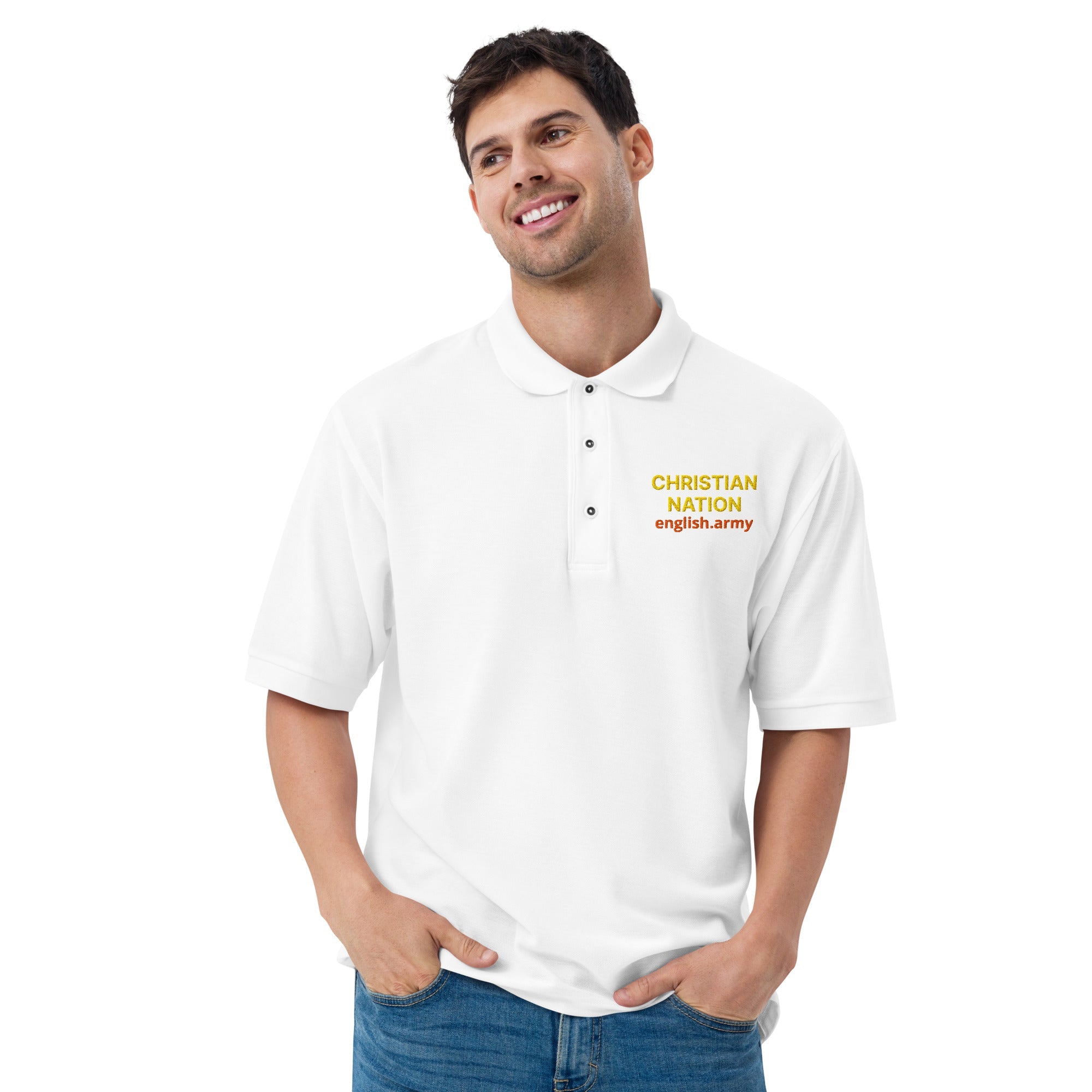 Christian Nation - Men's Premium Polo