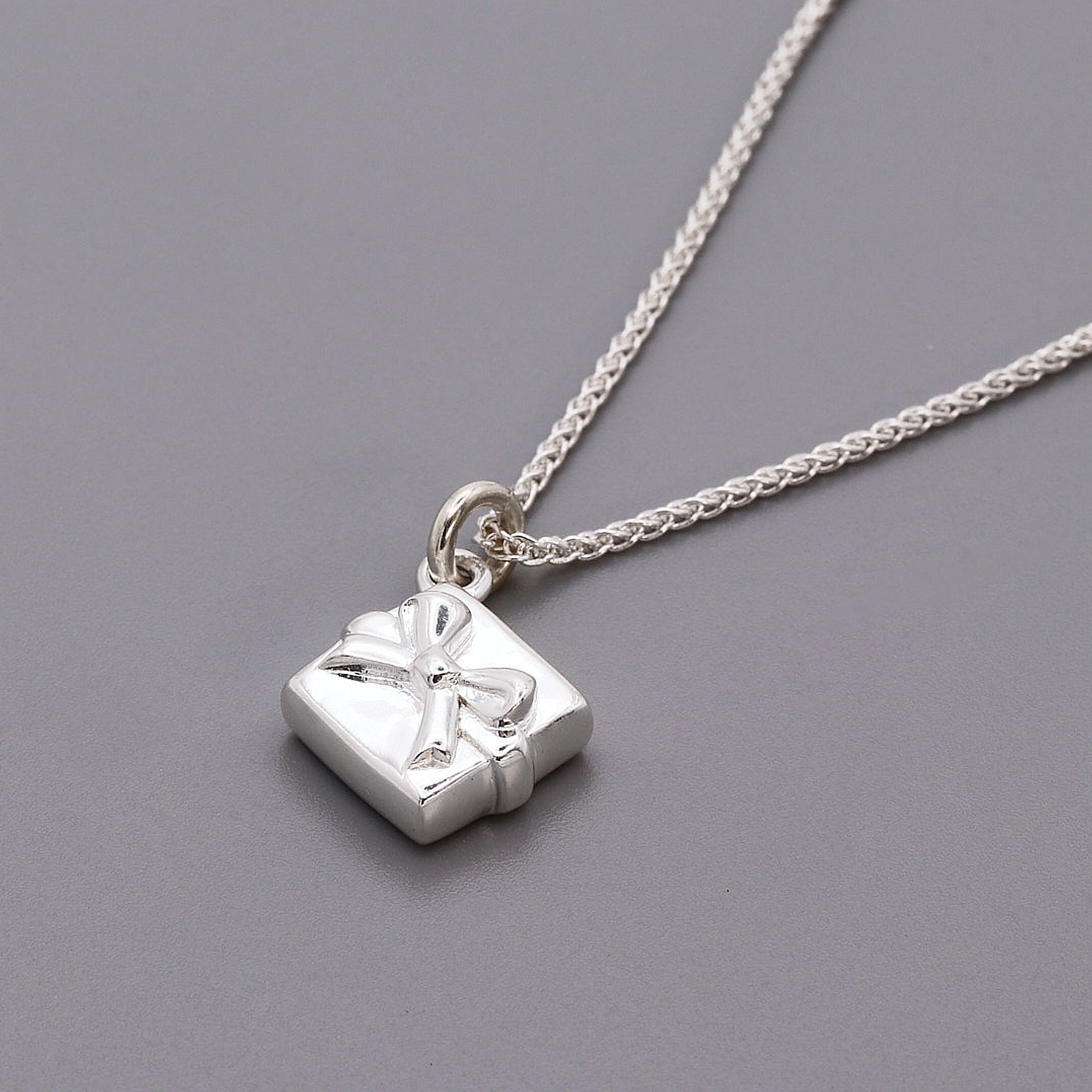 Present Personalised Silver Charm