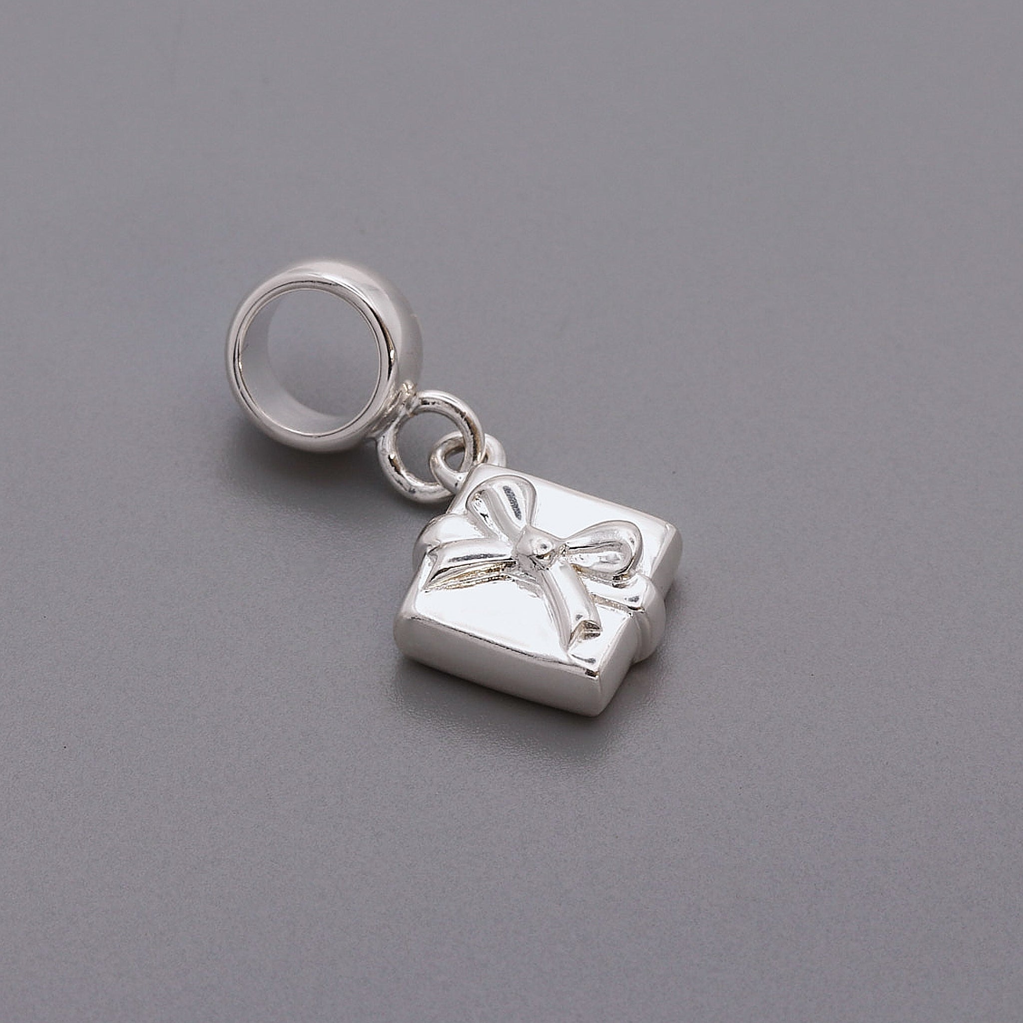 Present Personalised Silver Charm