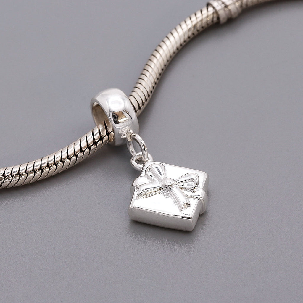 Present Personalised Silver Charm