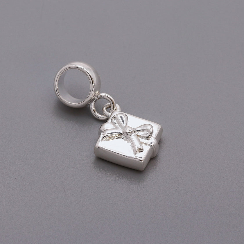 Present Personalised Silver Charm