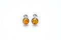 ESSENTIALS Mini Amber Stud Earrings