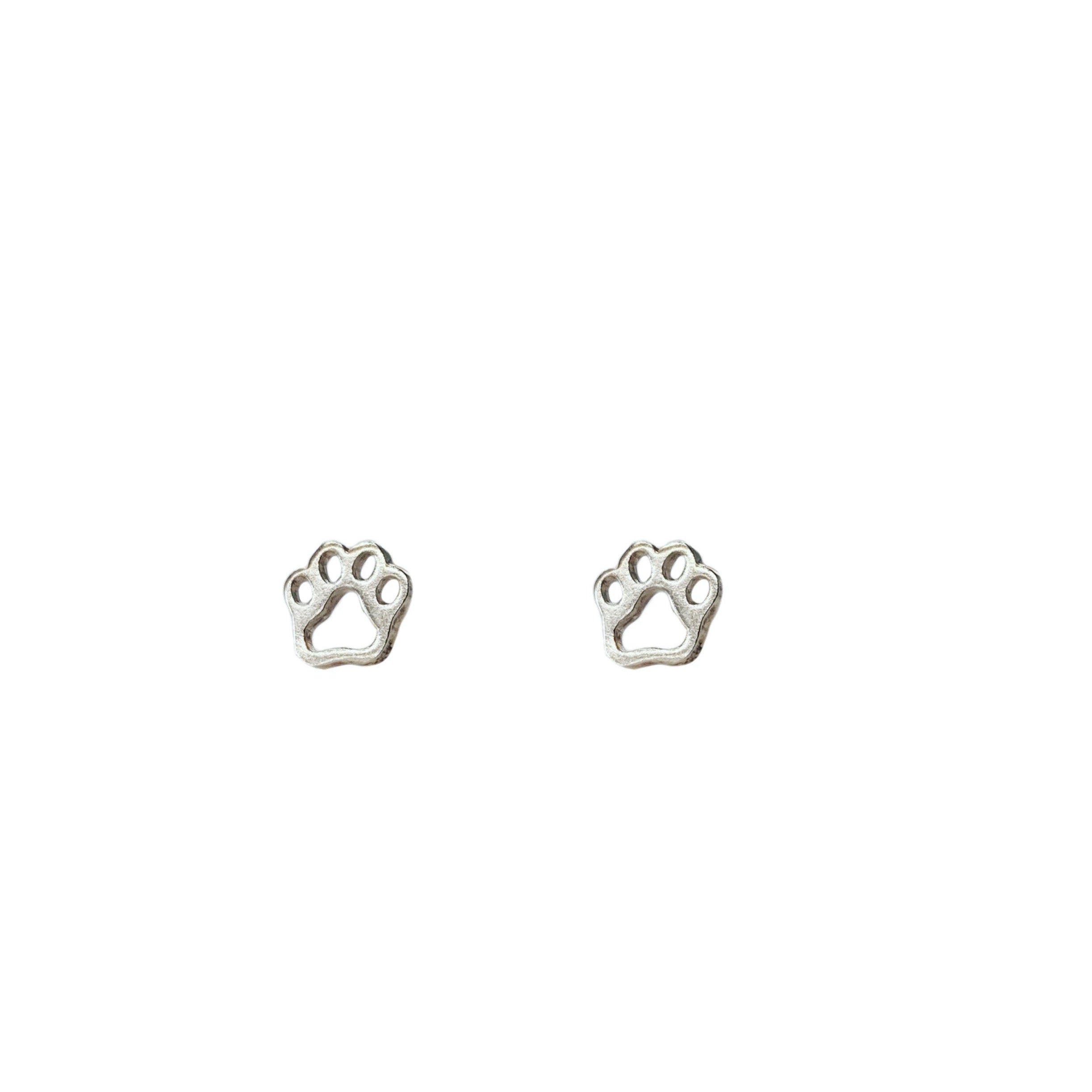 Paw Stud Earrings