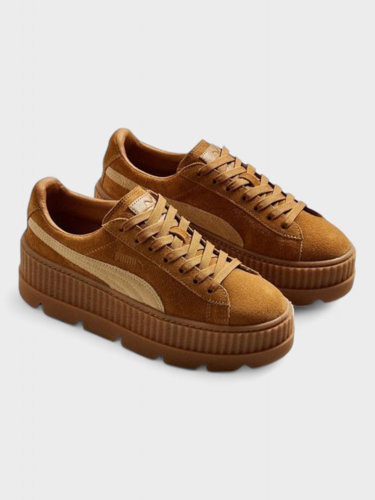 Puma Cleated Creeper Rihanna Fenty Marrón Dorado (Mujer)