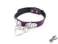 Purple Bound Heart Ring Choker