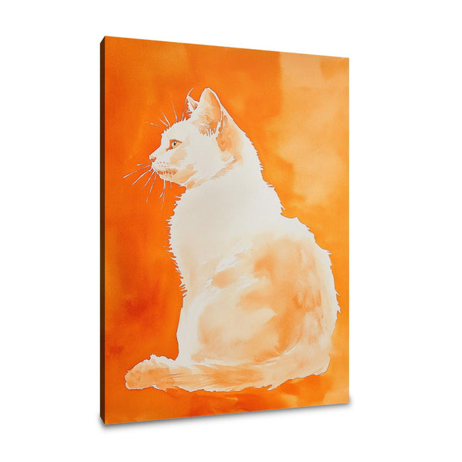 Majestätisches Katzen-Leinwandbild