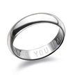 Beginnings 4mm Curved Band Ring