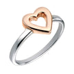 Beginnings Open Heart Ring