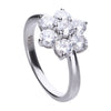 Diamonfire Flower Cluster Ring