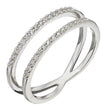 Beginnings CZ Double Band Ring