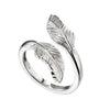 Beginnings Feather Wrap Around Ring