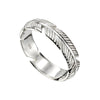 Beginnings Feather Band Ring