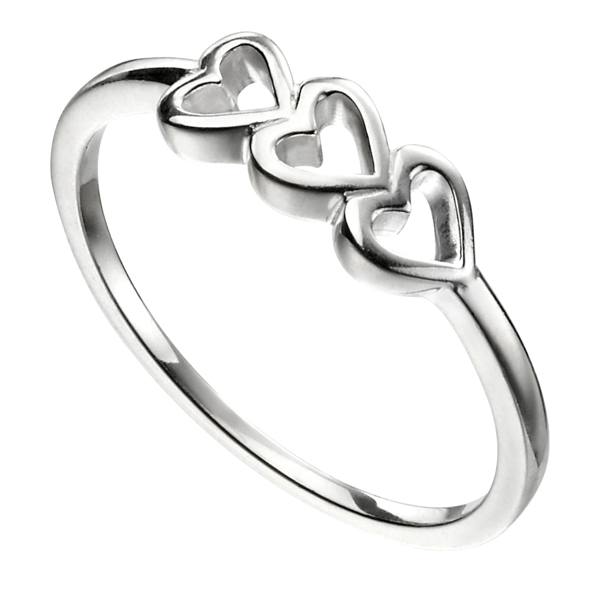 Beginnings Triple Heart Ring