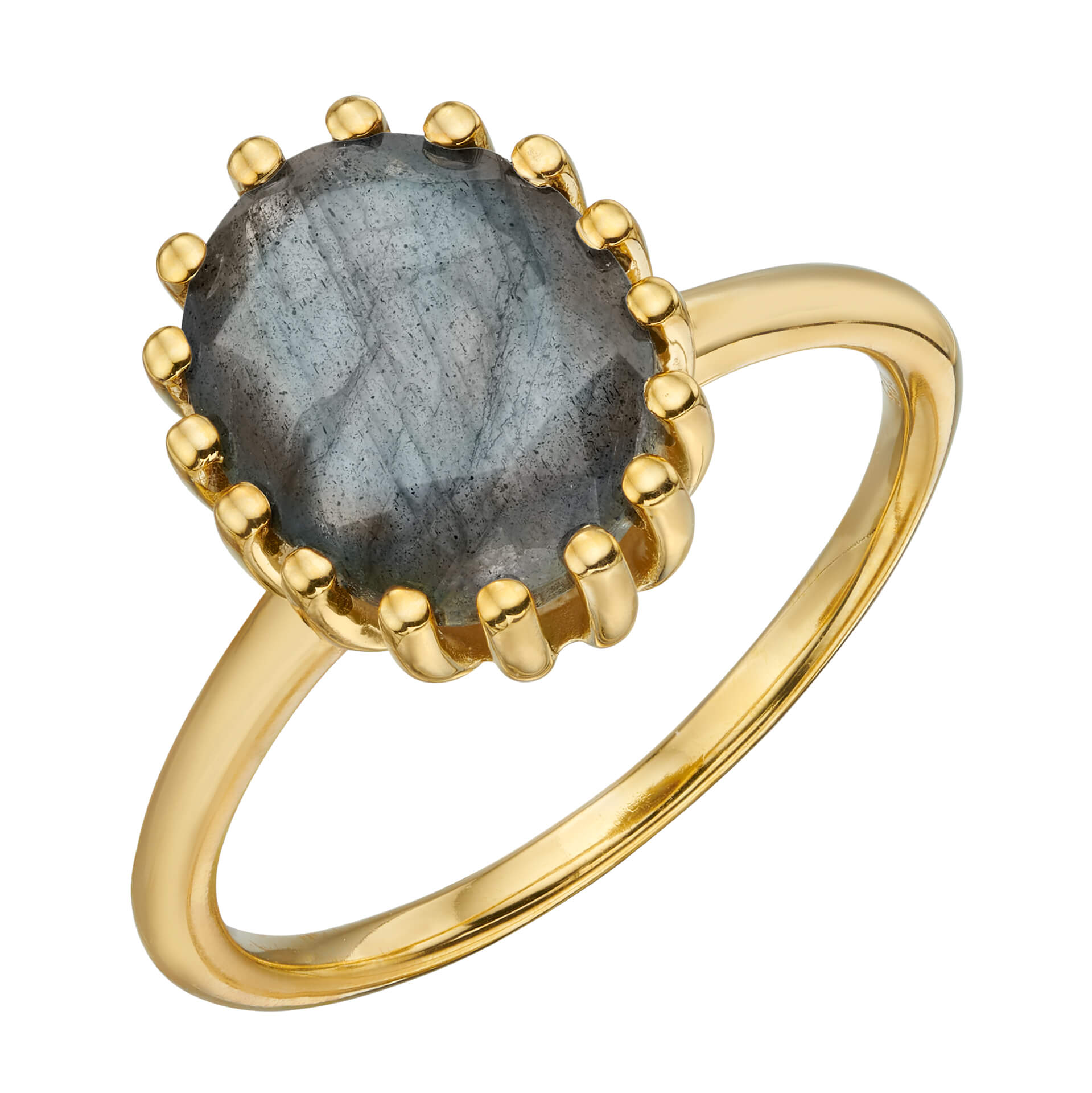 Beginnings Clawed Semi-Precious Stone Ring