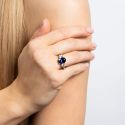 Anillo Trilogía Ovalado Diamonfire