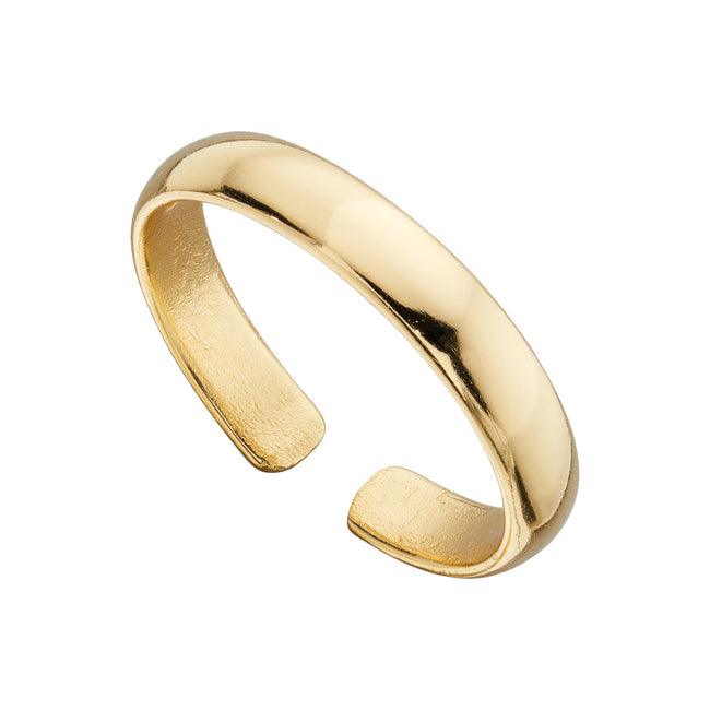 Anillo de dedo de pie Beginnings con banda lisa