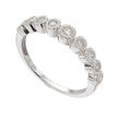 Beginnings Millegrain Edge Cubic Zirconia Ring