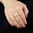 Beginnings Millegrain Edge Cubic Zirconia Ring