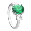 Anillo Trilogía Ovalado Diamonfire