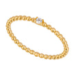 Beginnings Dainty Beaded Ring with CZ
